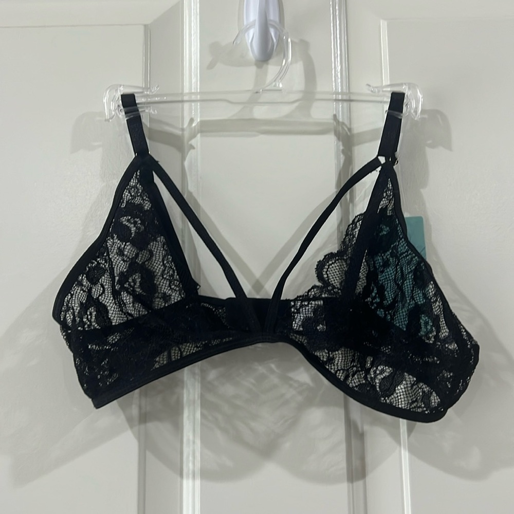 Lido Girl Black Lace Bra